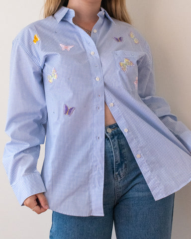 Butterfly button down