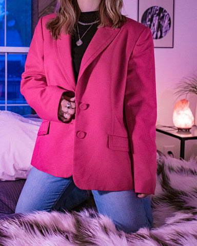 Pink blazer