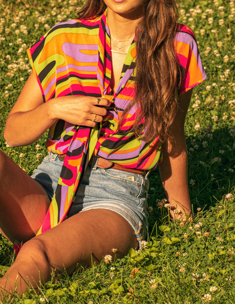 Psychedelic top