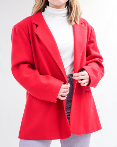 Red blazer