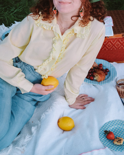 Yellow blouse