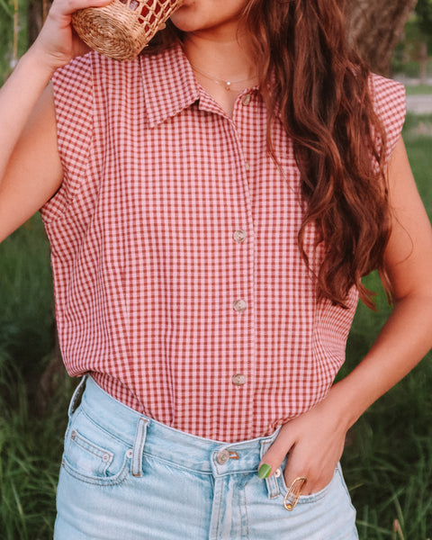 Gingham top