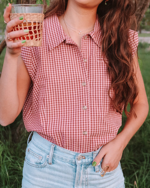 Gingham top