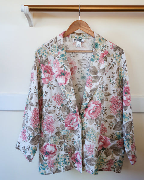 Floral blazer