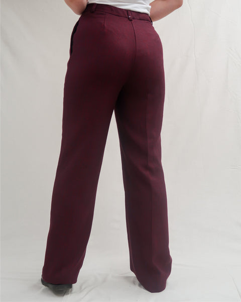 Red and purple pants