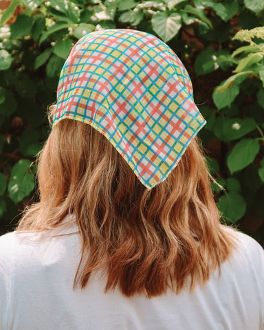 Gingham scarf