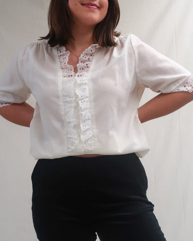 Short sleeve blouse