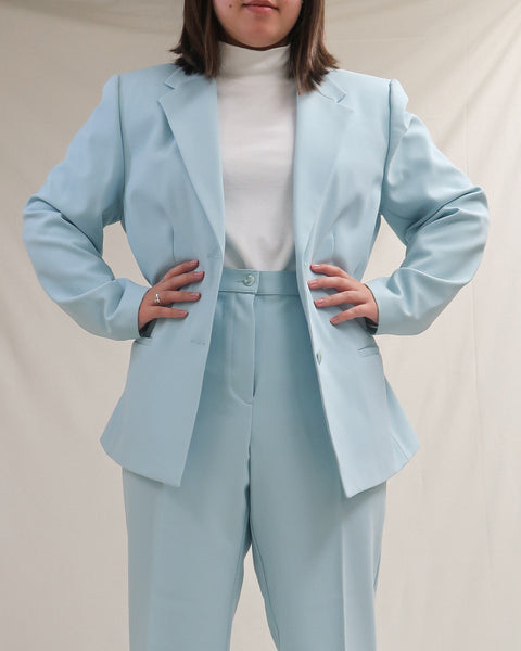 Powder blue suit