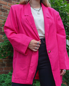 Dark pink blazer