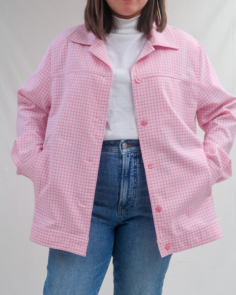 Pink gingham jacket