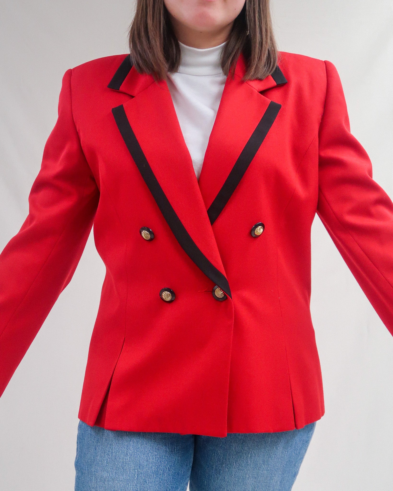 Red blazer