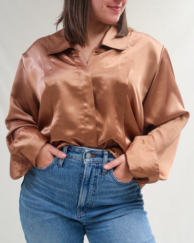 Metallic blouse