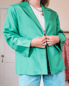 Green blazer