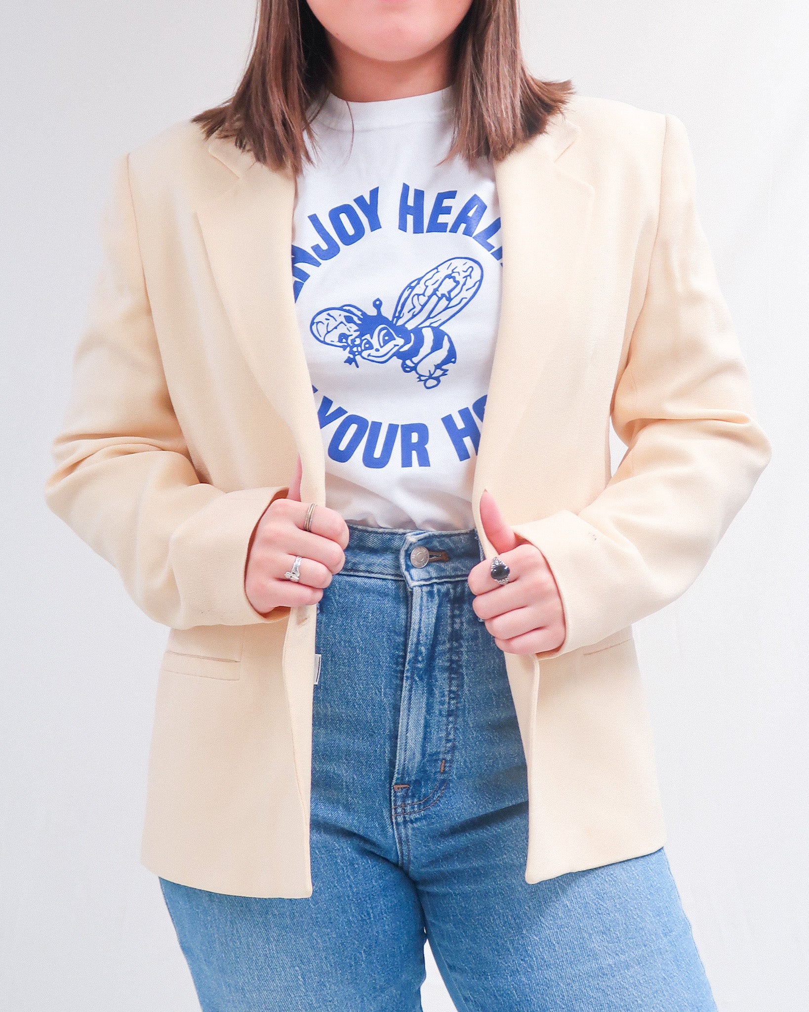 Yellow blazer