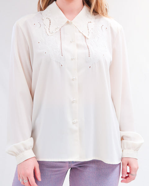 White collared blouse