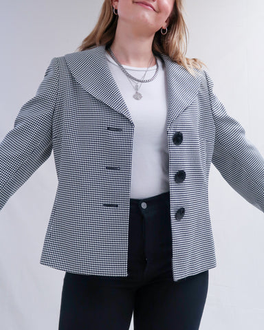 Houndstooth jacket