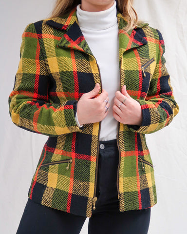 Checked jacket