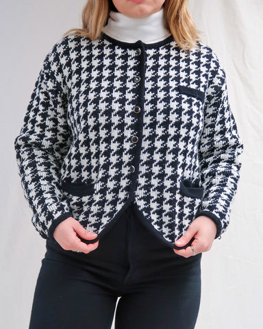 Houndstooth sweater