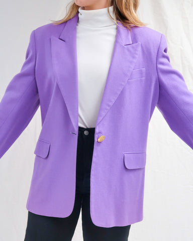 Purple blazer