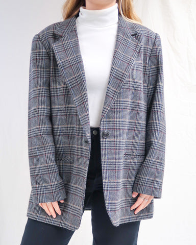 Plaid blazer