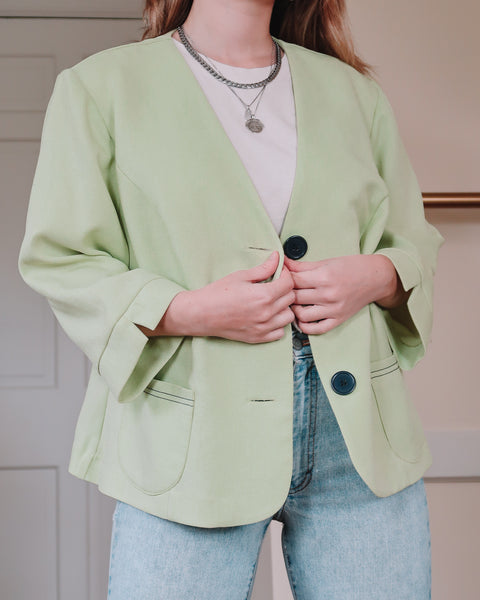 Lime green blazer