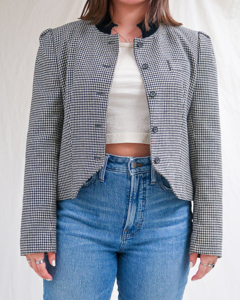 Houndstooth jacket