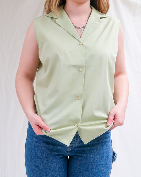 Sage green blouse