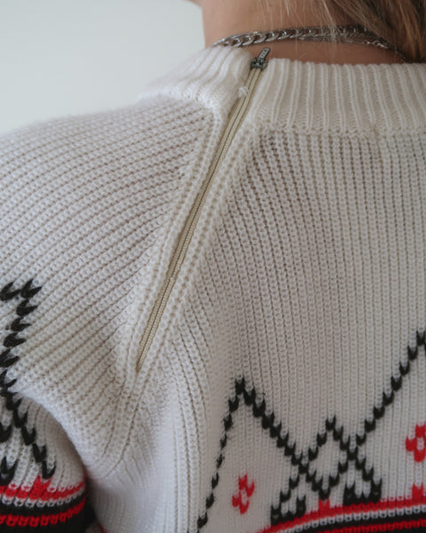 Patterned sweater