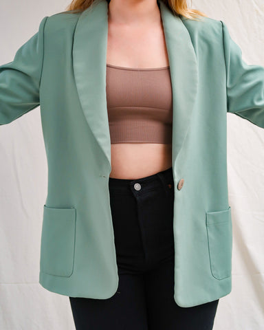 Sage green blazer