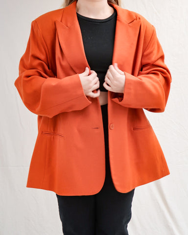 Orange blazer