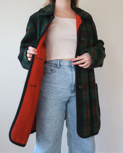 Plaid coat