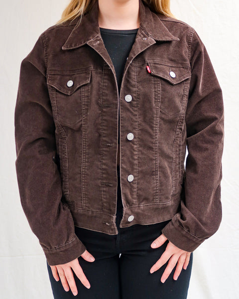 Brown corduroy jacket