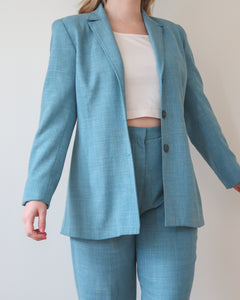 Blue suit