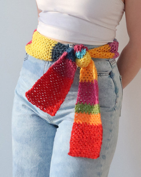 Rainbow scarf