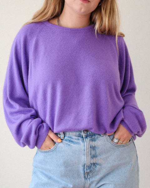 Purple sweater
